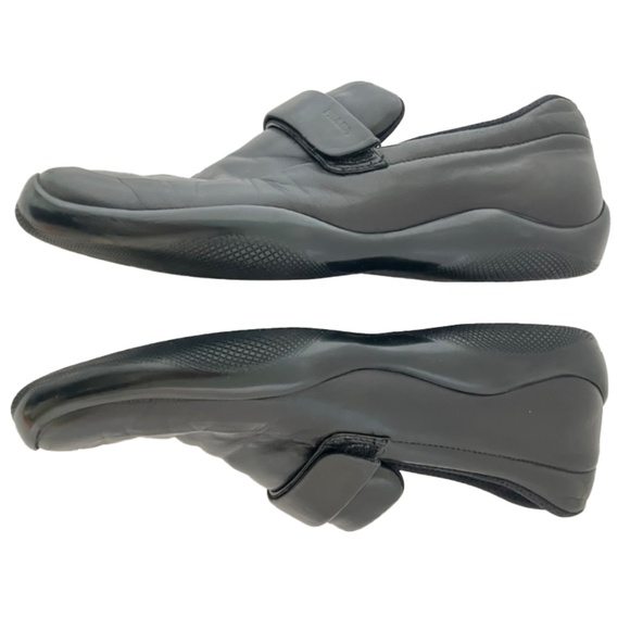Prada Vintage Linea Rossa Leather Shoes - Size 39 US MENS Size 6- 6 1/2 - Picture 1 of 17